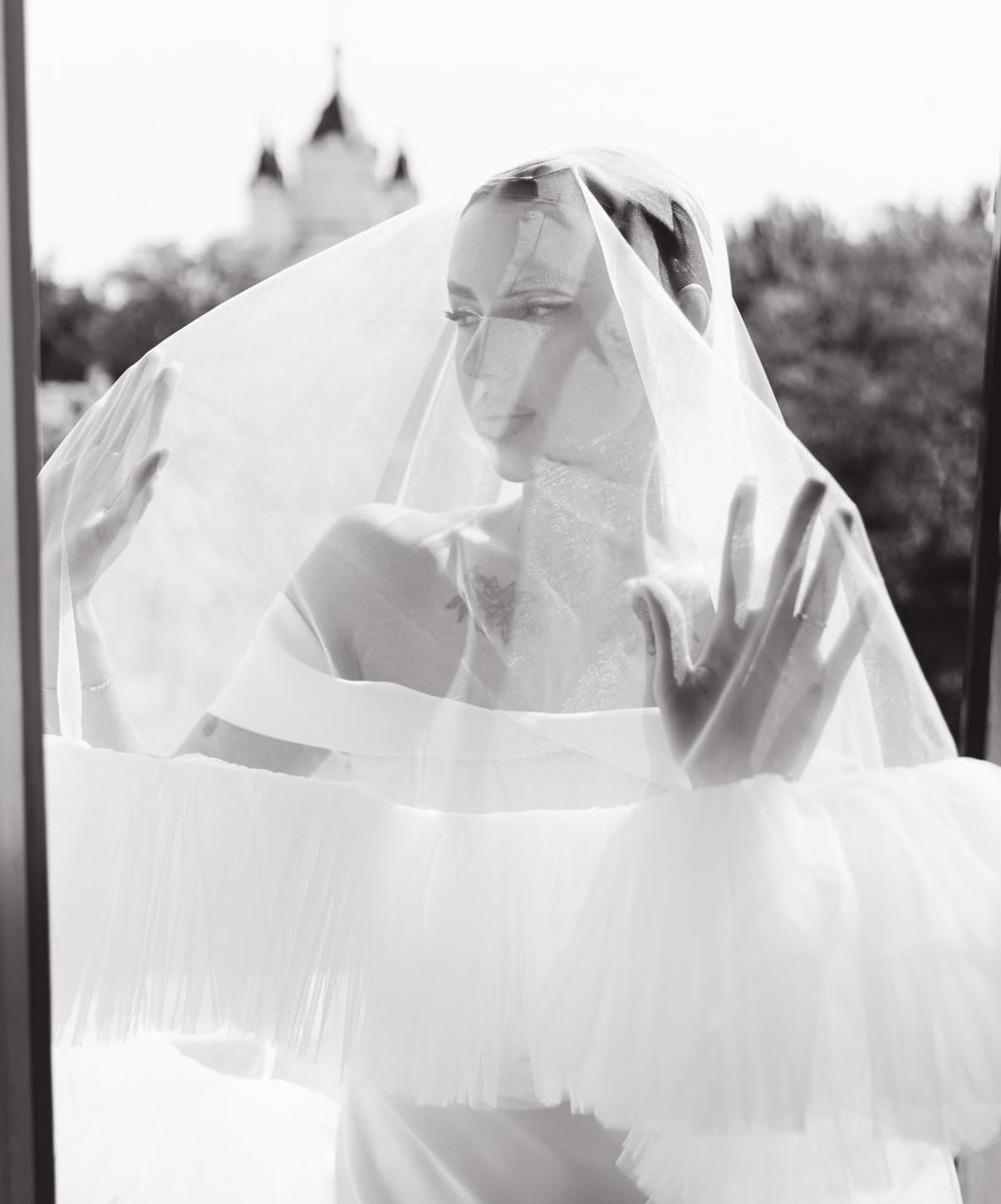Фата Ruffles